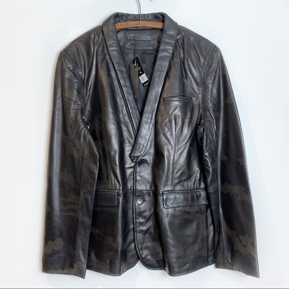 Daniel Won Convertible Lamb Leather Jacket